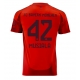 Bayern Munich Jamal Musiala #42 Replike Domaci Dres 2024-25 Kratak Rukav